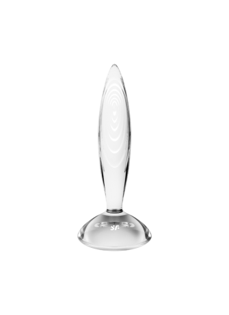 Gode anal en verre borosilicaté massif transparent Sparkling Crystal Satisfyer - CC597830
